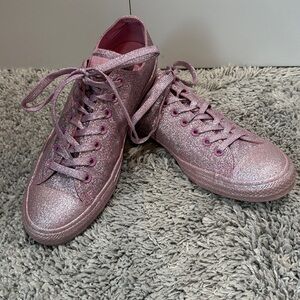 Converse All Star Chuck Taylor Pink Glitter Rare and Gorgeous Women’s 12